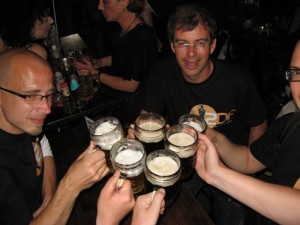 JGA das Bier schmeckt ...